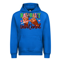 Cobalt Naturally unbothered afro nails Urban Hoodie - RanaPortraitStore