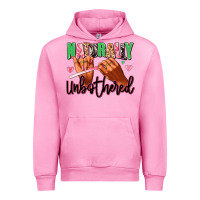 Fuchsia Pink Naturally unbothered afro nails Urban Hoodie - RanaPortraitStore