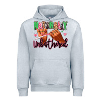 Heather Grey Naturally unbothered afro nails Urban Hoodie - RanaPortraitStore