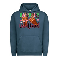 Pigment Midnight Navy Naturally unbothered afro nails Urban Hoodie - RanaPortraitStore