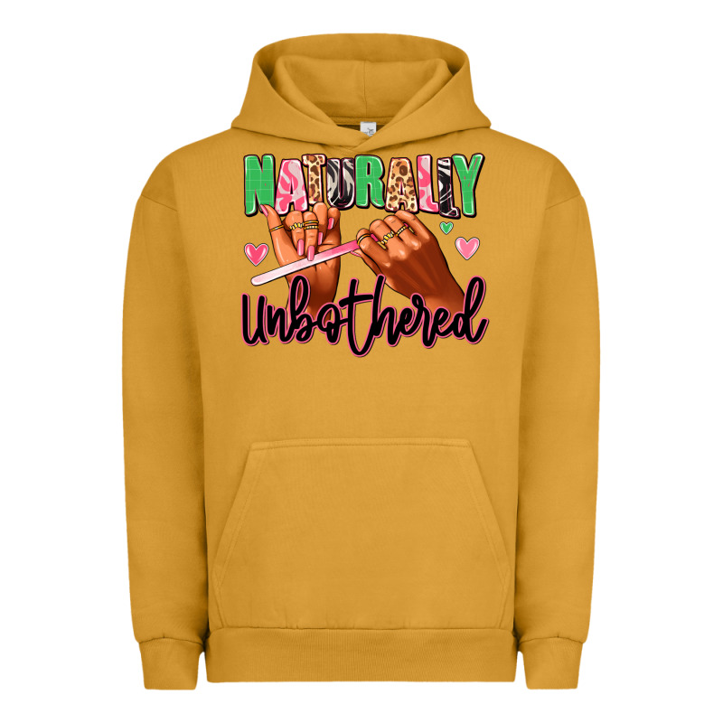 Naturally Unbothered Afro Nails Urban Hoodie by RanaPortraitStore | Teevron
