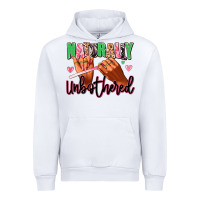 White Naturally unbothered afro nails Urban Hoodie - RanaPortraitStore