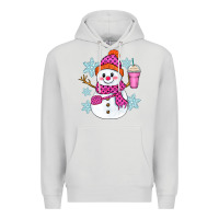 Dove Grey bougie snowman Premium Hoodie - Zillion Design Studio
