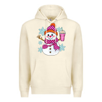 Sandshell bougie snowman Premium Hoodie - Zillion Design Studio