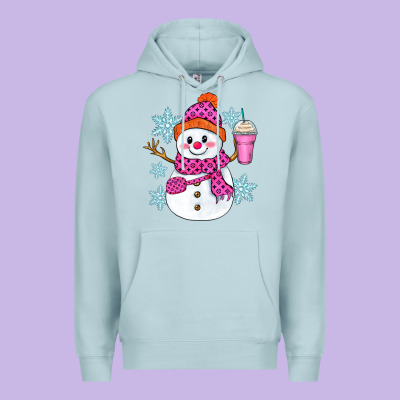Premium Hoodie bougie snowman