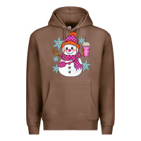 Chestnut bougie snowman Premium Hoodie - Zillion Design Studio