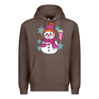 Coffee bougie snowman Premium Hoodie - Zillion Design Studio