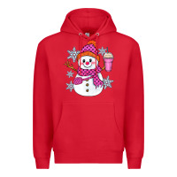 Red bougie snowman Premium Hoodie - Zillion Design Studio