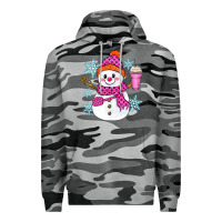 Slate Camo bougie snowman Premium Hoodie - Zillion Design Studio