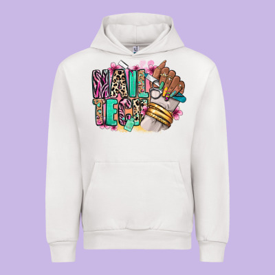 Urban Hoodie Nail Tech afro nail art