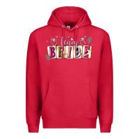 Cardinal team bride Premium Hoodie - texasbilliewilder
