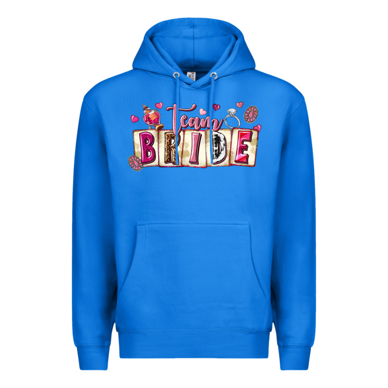 Team Bride Premium Hoodie by texasbilliewilder | Teevron