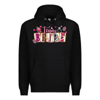 Black team bride Premium Hoodie - texasbilliewilder