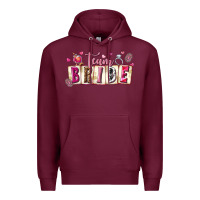 Burgundy team bride Premium Hoodie - texasbilliewilder