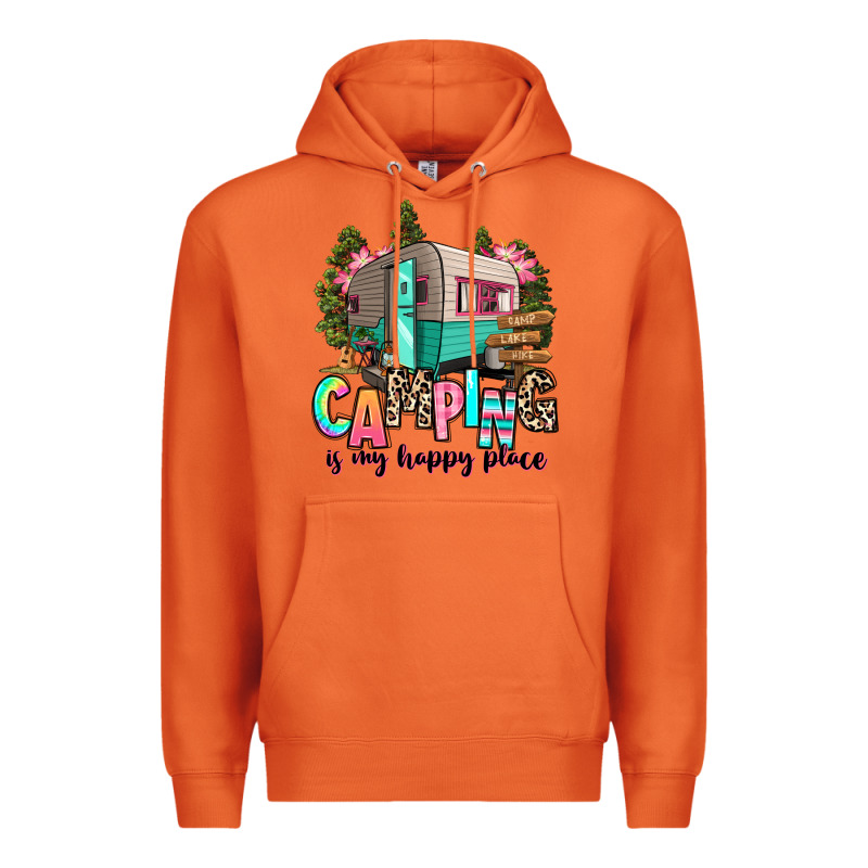 Camping Is My Happy Place Premium Hoodie by RanaPortraitStore | Teevron