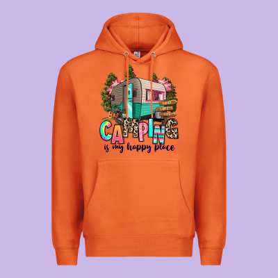 Premium Hoodie camping is my happy place