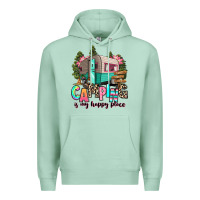 Seafoam camping is my happy place Premium Hoodie - RanaPortraitStore