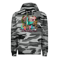 Slate Camo camping is my happy place Premium Hoodie - RanaPortraitStore