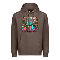 Coffee camping is my happy place Premium Hoodie - RanaPortraitStore