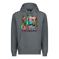 Rock camping is my happy place Premium Hoodie - RanaPortraitStore