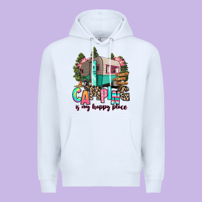 Premium Hoodie camping is my happy place