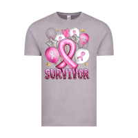 Vintage Zinc Balloons cancer ribbon survivor Vintage Tee - Artiststas