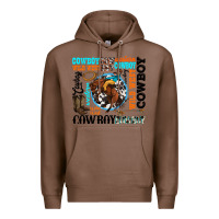 Chestnut western cowboy wild west Premium Hoodie - texasbilliewilder