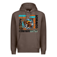 Coffee western cowboy wild west Premium Hoodie - texasbilliewilder