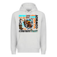 Dove Grey western cowboy wild west Premium Hoodie - texasbilliewilder