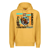 Mustard western cowboy wild west Premium Hoodie - texasbilliewilder