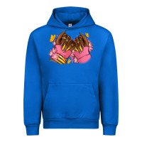 Cobalt Pink afro nails Urban Hoodie - RanaPortraitStore