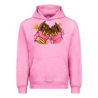 Fuchsia Pink Pink afro nails Urban Hoodie - RanaPortraitStore