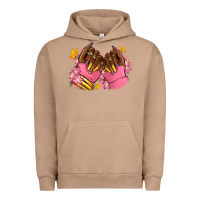 Pigment Burro Pink afro nails Urban Hoodie - RanaPortraitStore