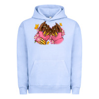 Pigment Grape Ice Pink afro nails Urban Hoodie - RanaPortraitStore