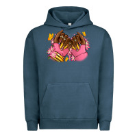 Pink Afro Nails Urban Hoodie | Teevron