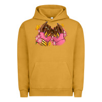 Pigment Peanut Butter Pink afro nails Urban Hoodie - RanaPortraitStore