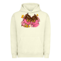Pigment Pistachio Pink afro nails Urban Hoodie - RanaPortraitStore