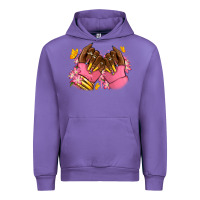 Tulip Pink afro nails Urban Hoodie - RanaPortraitStore