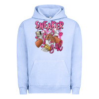 Pigment Grape Ice Pink and white sneaker girl Urban Hoodie - RanaPortraitStore