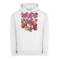 Pigment Lunar Rock Pink and white sneaker girl Urban Hoodie - RanaPortraitStore