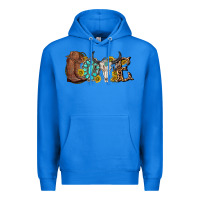True Royal western love bull skull with gemstone and sunflowe Premium Hoodie - texasbilliewilder