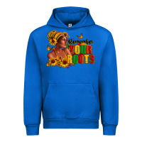 Cobalt Remember your roots Afro American Urban Hoodie - RanaPortraitStore