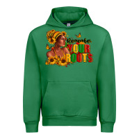 Emerald Remember your roots Afro American Urban Hoodie - RanaPortraitStore