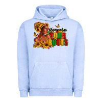 Pigment Grape Ice Remember your roots Afro American Urban Hoodie - RanaPortraitStore