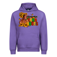 Tulip Remember your roots Afro American Urban Hoodie - RanaPortraitStore