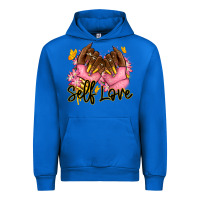Cobalt Self love pink afro nails Urban Hoodie - RanaPortraitStore