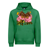 Emerald Self love pink afro nails Urban Hoodie - RanaPortraitStore