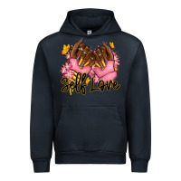 Navy Self love pink afro nails Urban Hoodie - RanaPortraitStore