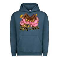 Pigment Midnight Navy Self love pink afro nails Urban Hoodie - RanaPortraitStore