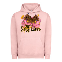 Pigment Salmon Self love pink afro nails Urban Hoodie - RanaPortraitStore